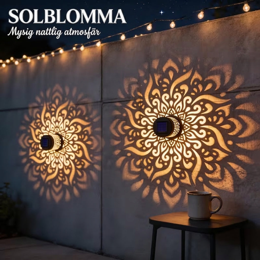 Soldriven Mandalalampa 2-Pack